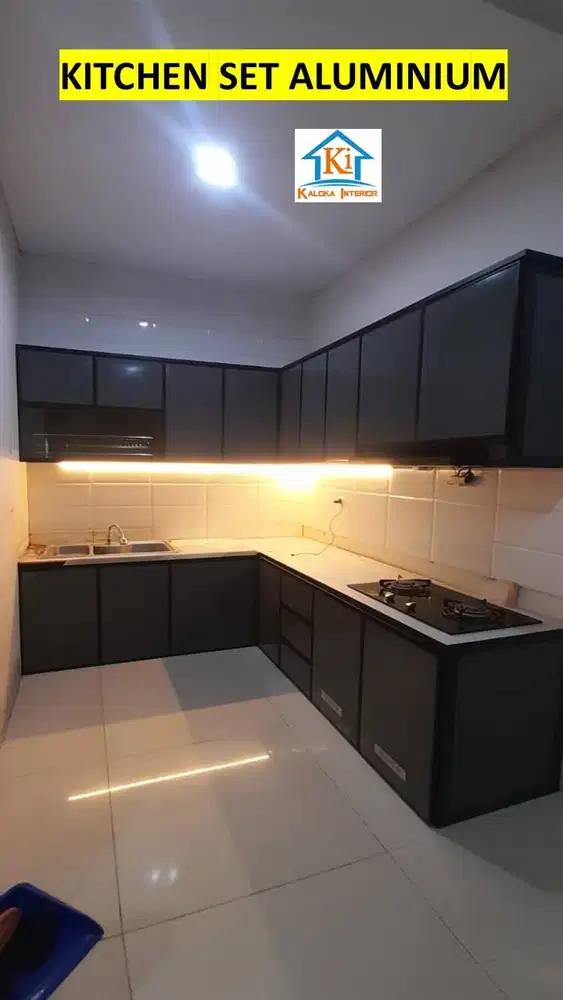 Jual Kitchen Set Aluminium di Surabaya Kaloka Interior
