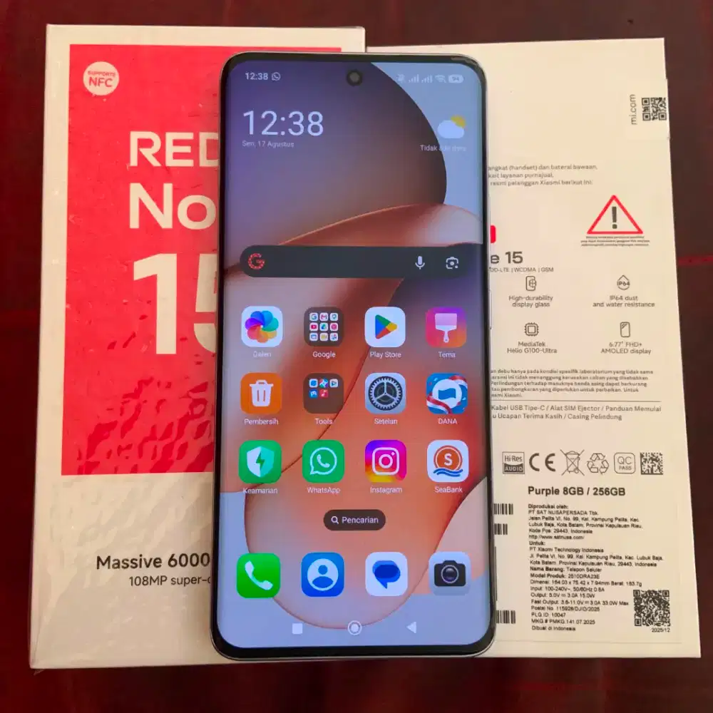 Redmi Note 15 4G 8/256 Fullset