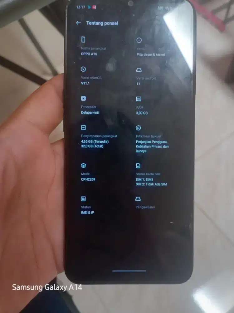 OPPO A16 - HITAM