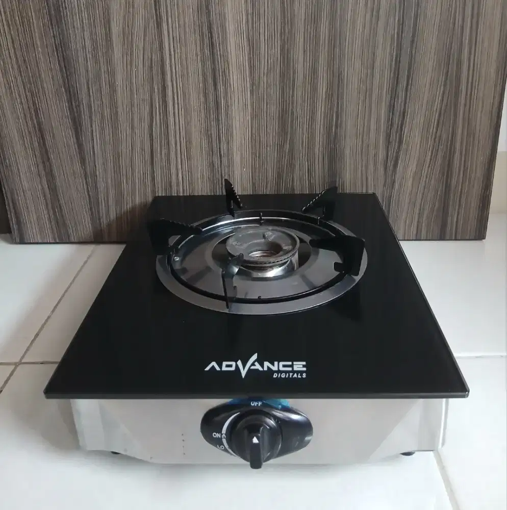 Kompor Gas Kaca 1 Tungku Advance