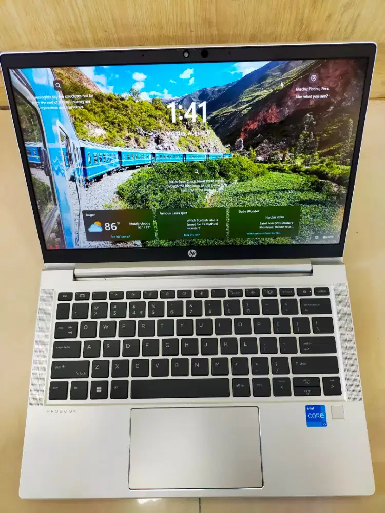 Dijual laptop HP silver mulus ProBook G8 Intel i5 gen 11 Ram 16GB FHD