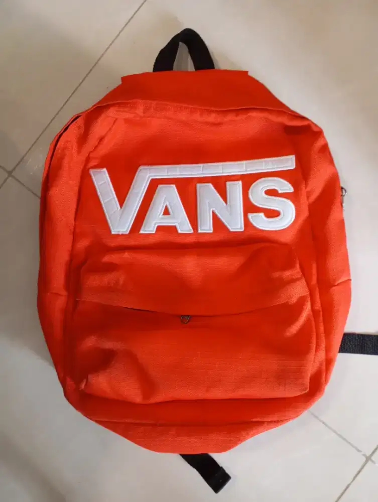 Tas Backpack Ransel Vans (orange) jamin asli