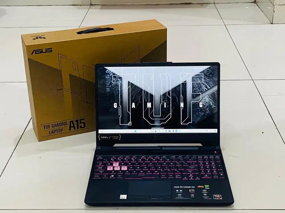 ASUS TUF GAMING A15 RYZEN 5 7535HS RTX 3050 4GB RAM 16GB SSD 512GB