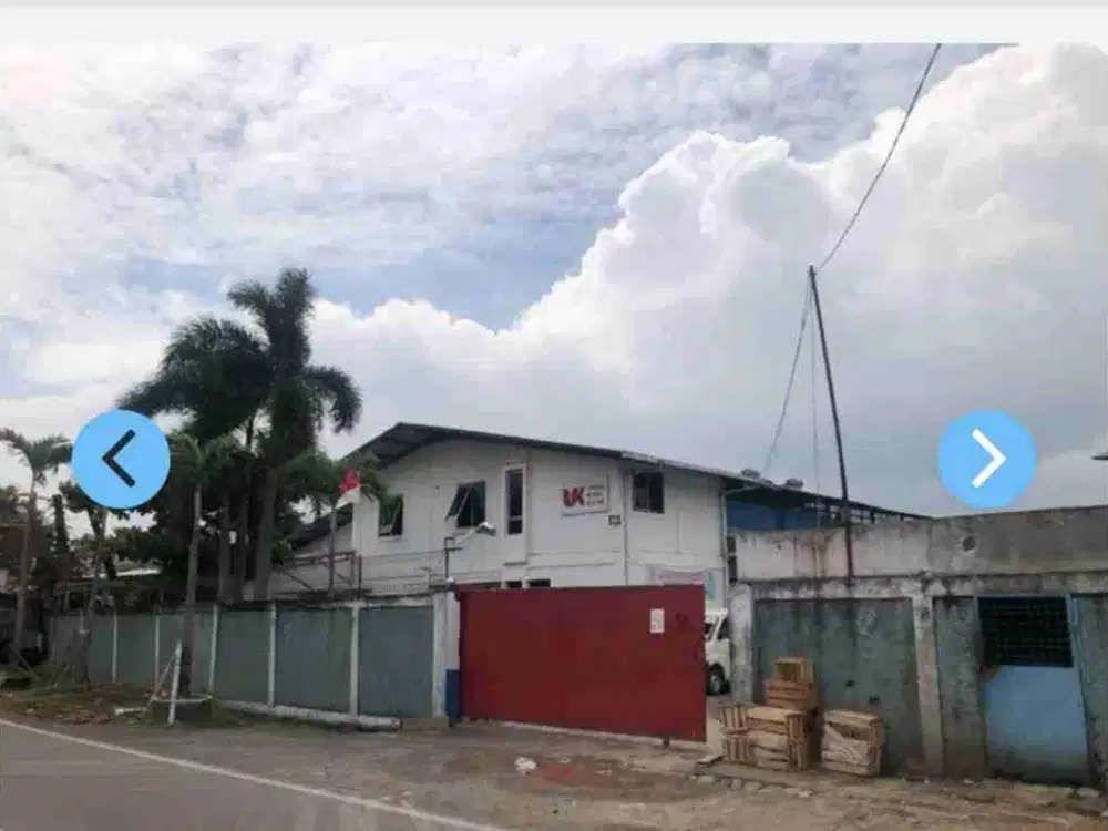 Dijual Gudang Teluk Jambe jalan Raya