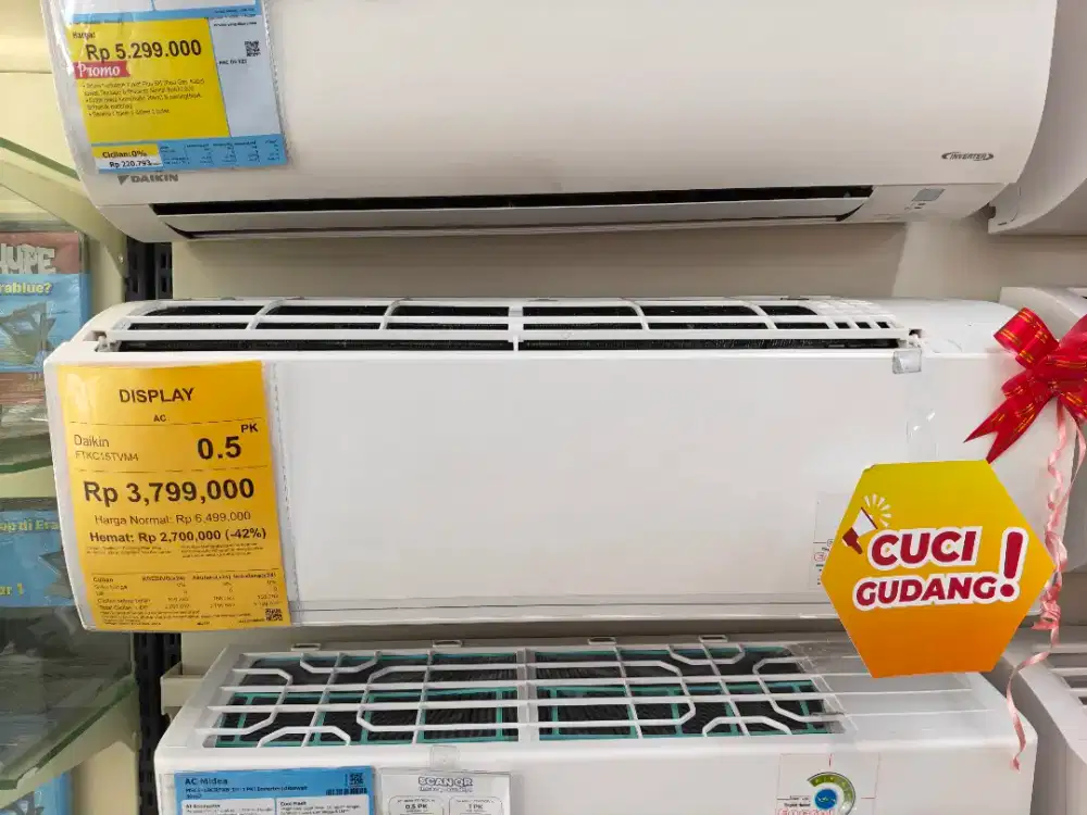 AC DAIKIN CUCI GUDANG