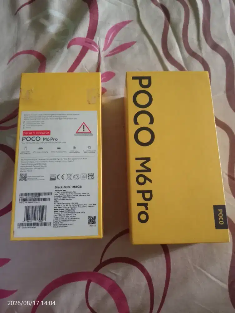 Poco m6 pro 8/256 fullset (nota beli ada)