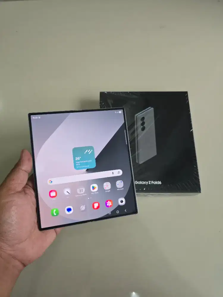 Samsung Z Fold 6 12/512gb 5G Silver SEIN Resmi Indo Normal Mulus Murah