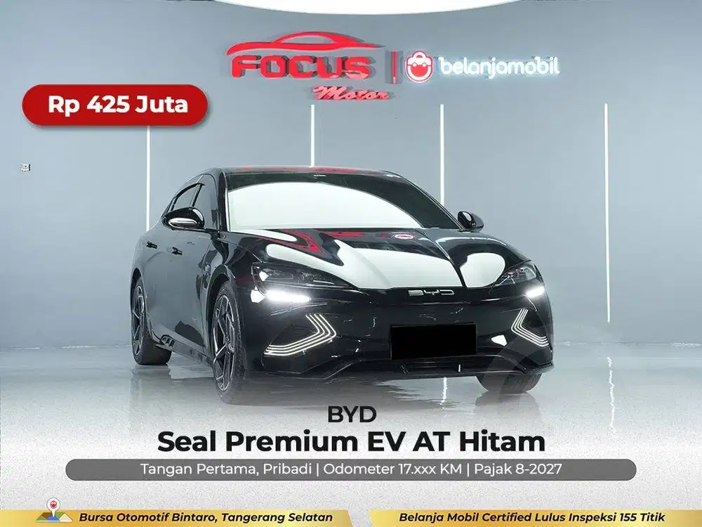 [ KM LOW ] BYD Seal Premium EV AT Hitam 2024/2025