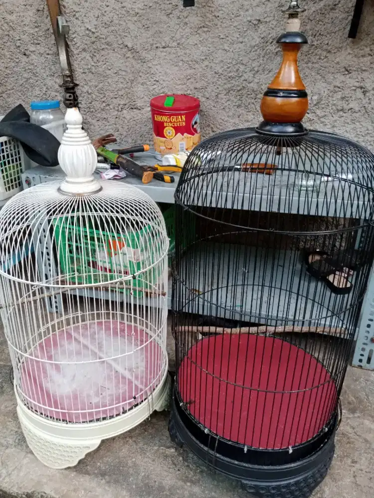 Kandang besi dua buah