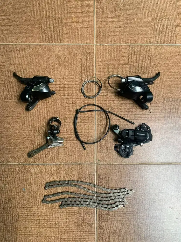 Groupset Copotan Polygon Cascade 2 2020 – Shimano Tourney 3x7 Speed
