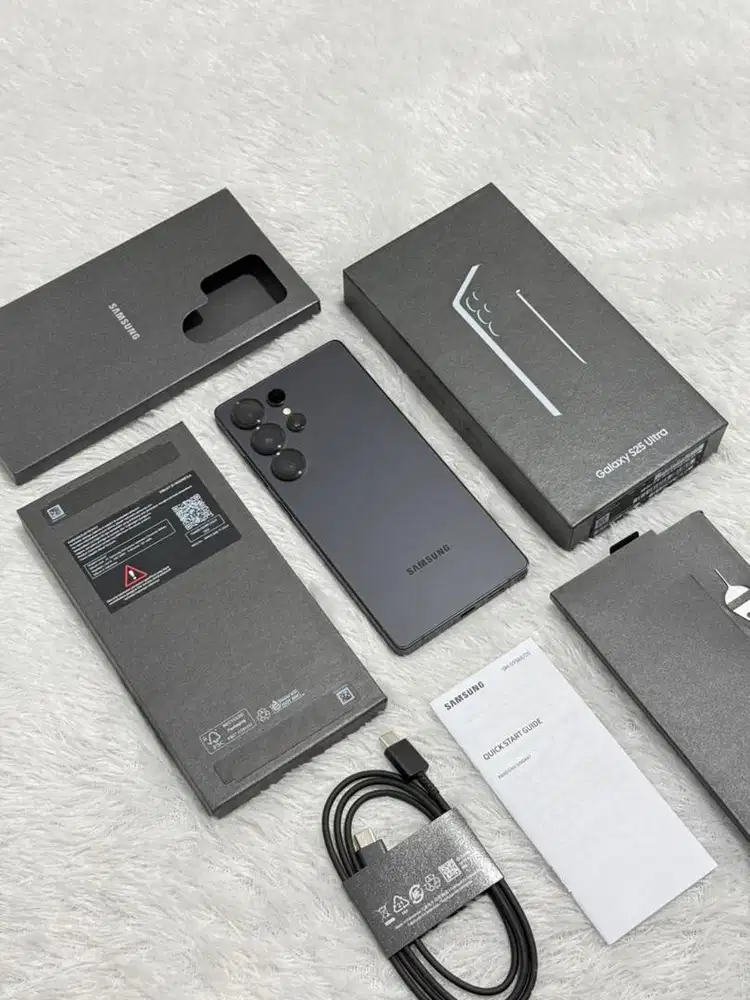 Samsung S25 Ultra 12/1TB Resmi Like New Fullset Original - Jetblack