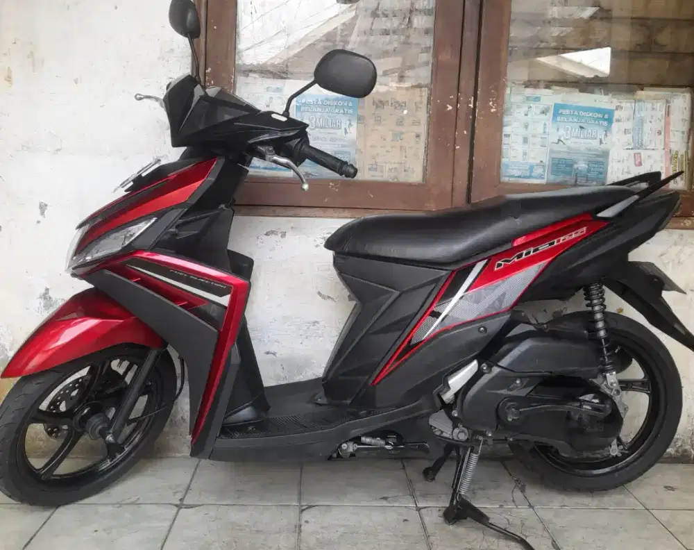 Yamaha mio m3 2018 blue core 125 cw asli merah hitam B dki timur