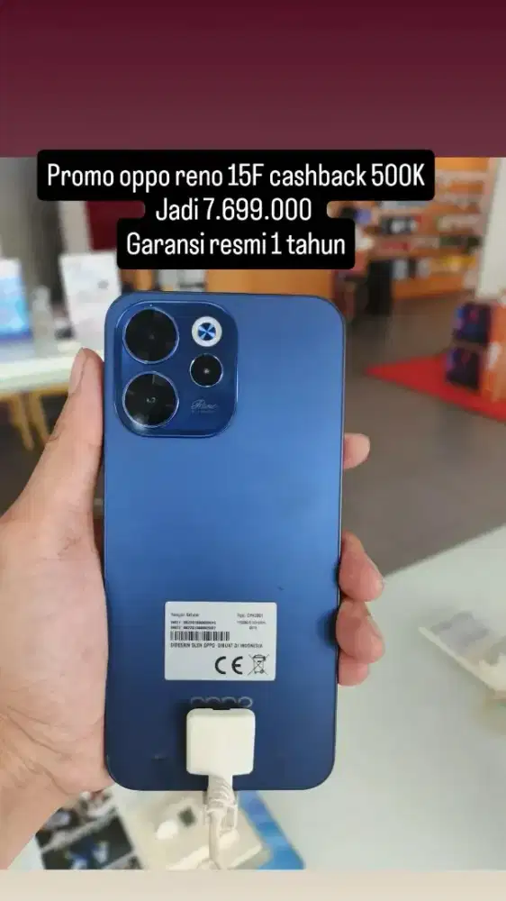 Oppo reno 15F RAM 12/256