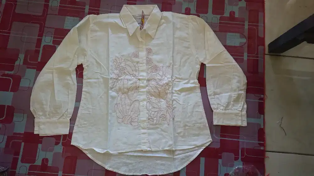 Blouse motif/ blouse wanita bahan tebal