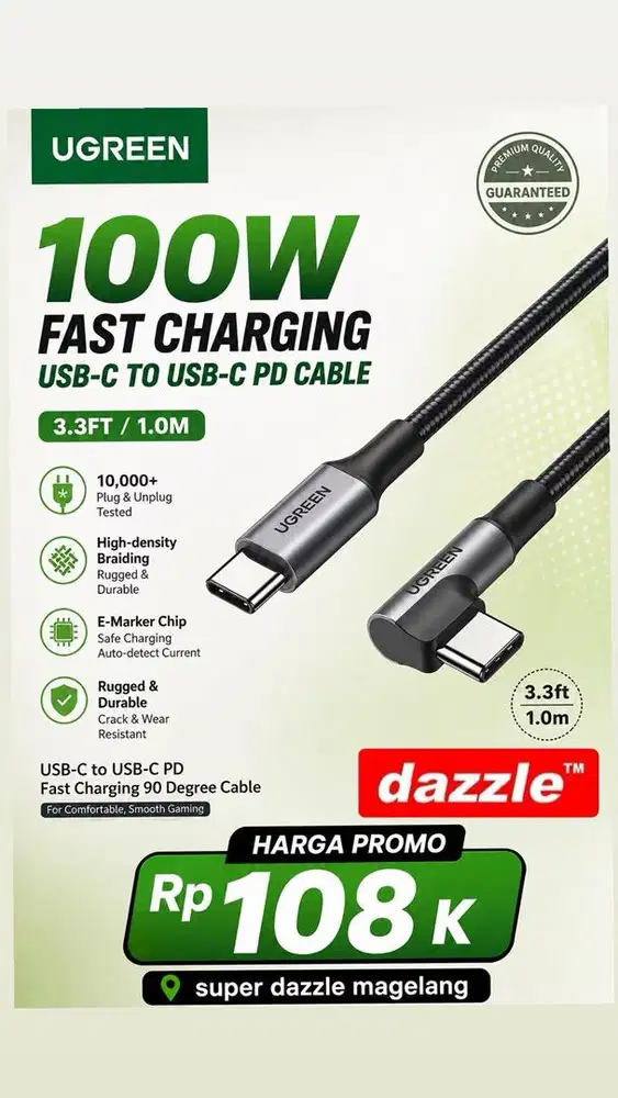 Kd ugreen c to c 100 watt/70643