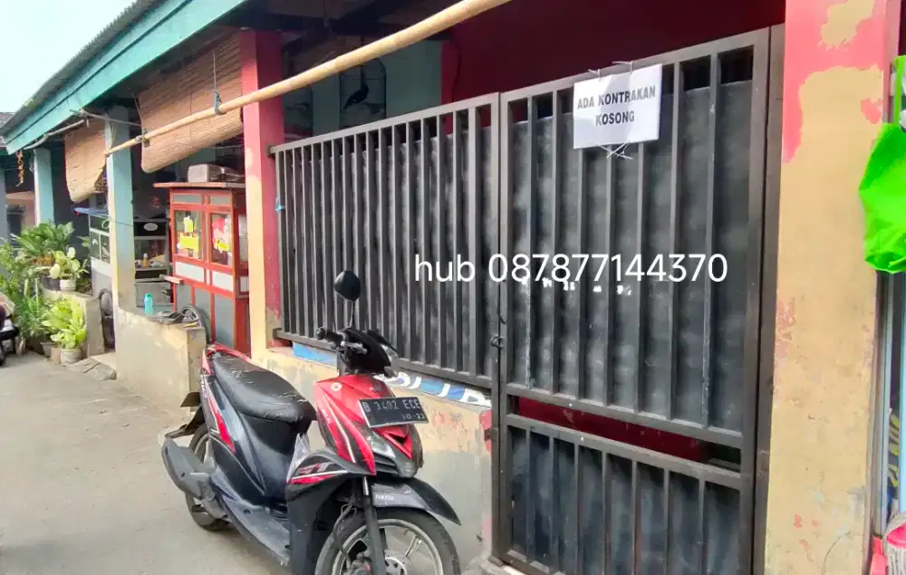 Disewakan kontrakan 3 petak tinggal 1 pintu
