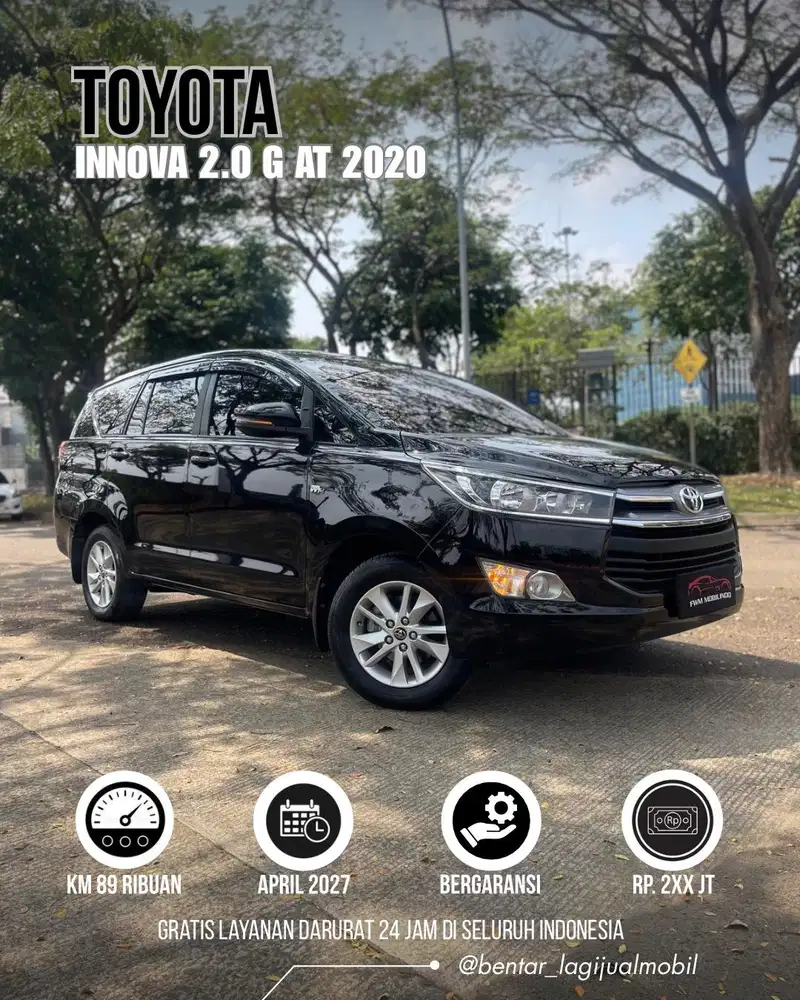 Toyota Innova 2.0 G AT 2018