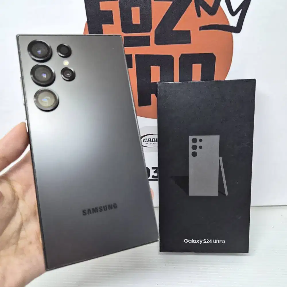 Samsung S24 Ultra 12/256GB Titanium Black Fullset No Minus EX SEIN