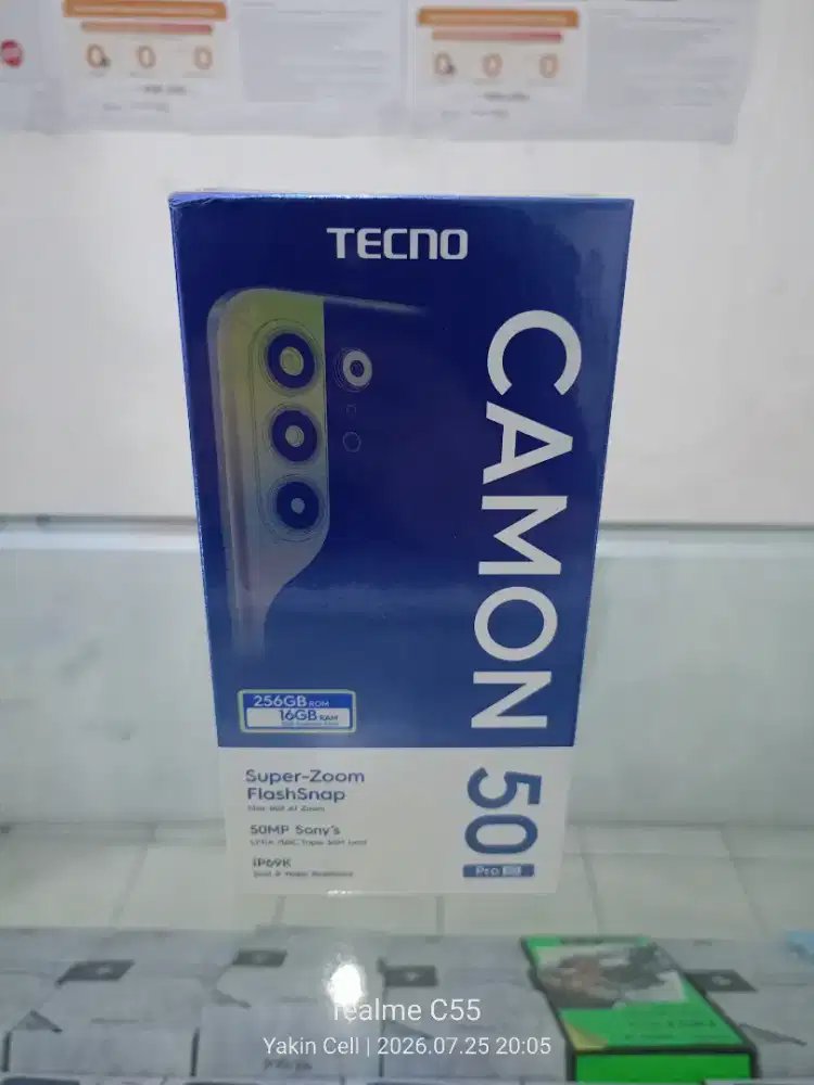 Tecno Camon 50 Pro 5G 8/256 GB Camera 50 MP Sony-LYT700C Garansi Resmi