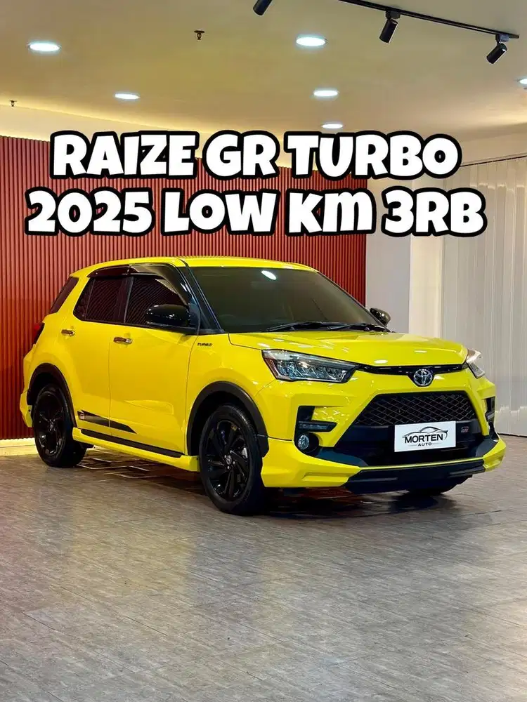 [km 3rb] Toyota Raize 1.0L Turbo GR Sport 2025