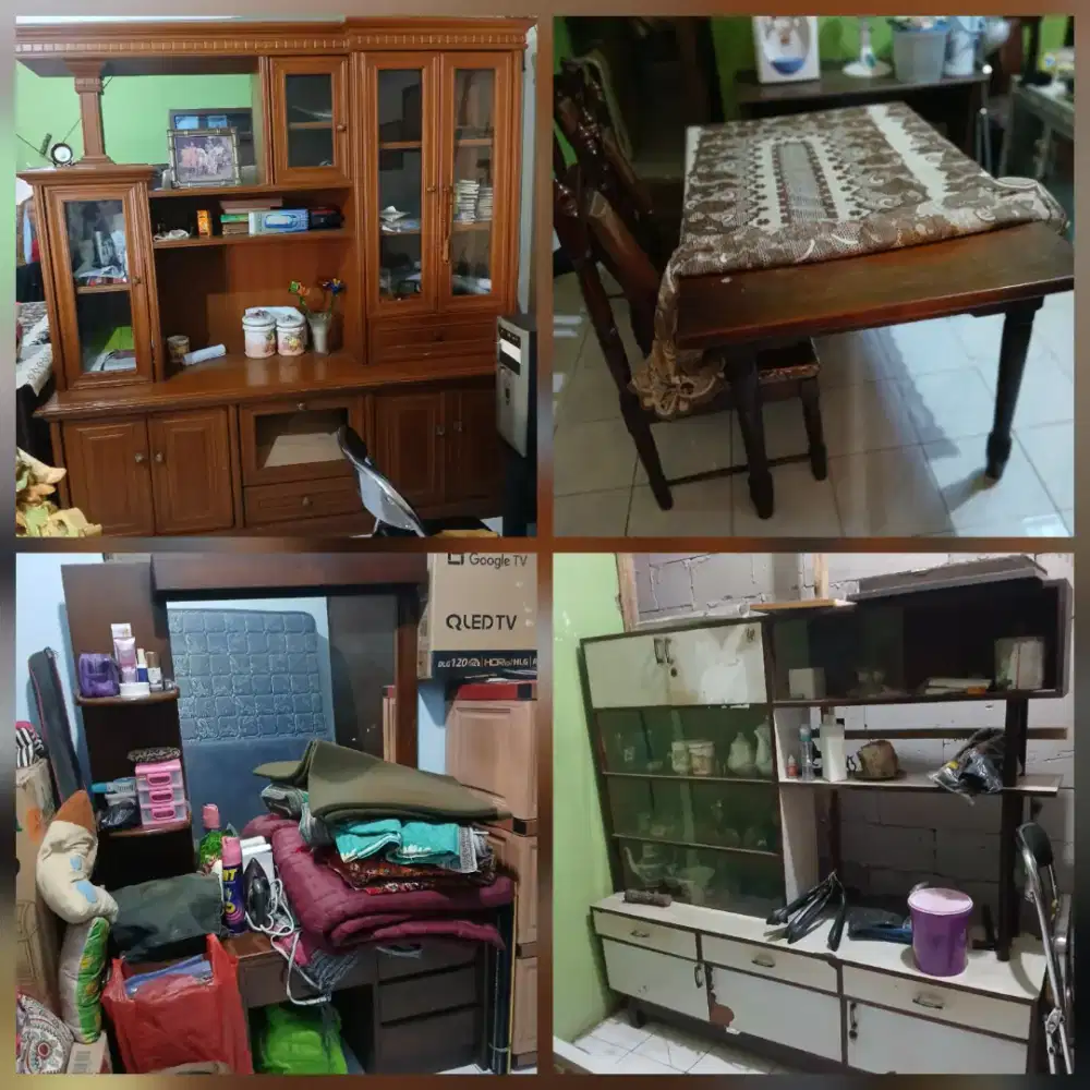 Lemari meja makan meja rias Perabotan Rumah Borongan
