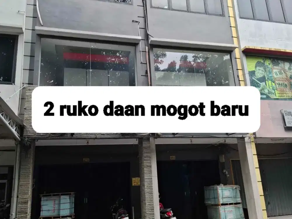 Dijual ruko gandeng 2, hadap utara daan mogot baru