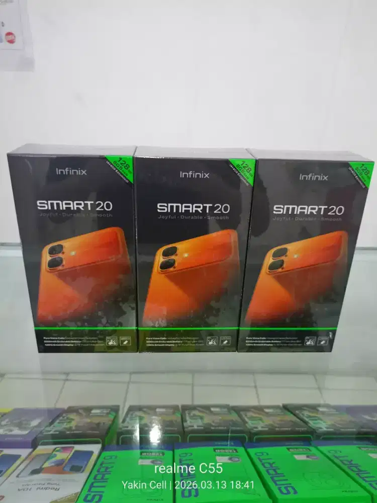 Infinix Smart 20 4+4/128 GB  120Hz Helio G81 Garansi Resmi