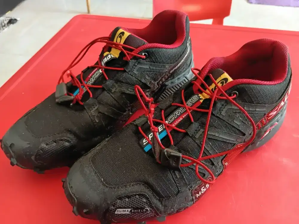 Sepatu prelove pria Salomon Speed Cross 3 size 45