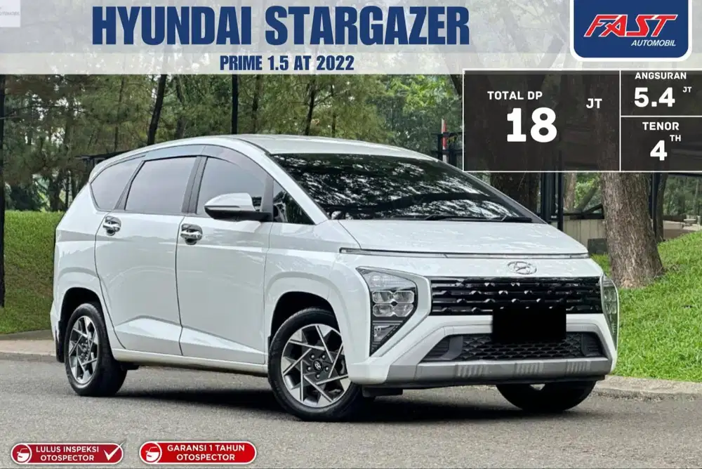 LOW KM.57RB GARANSI 1TH HYUNDAI STARGAZER PRIME 1.5 AT 2022 PAJAK PJG