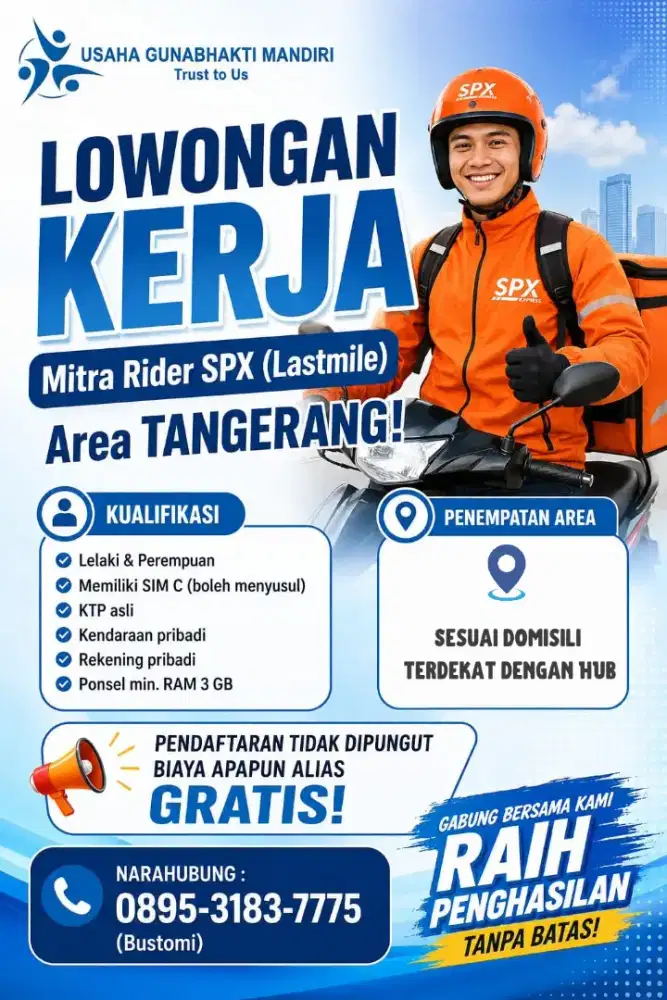 LOWONGAN KERJA KURIR SPX