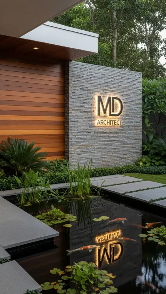 Free desain taman outdoor jasa arsitek bangunan tropis bandung