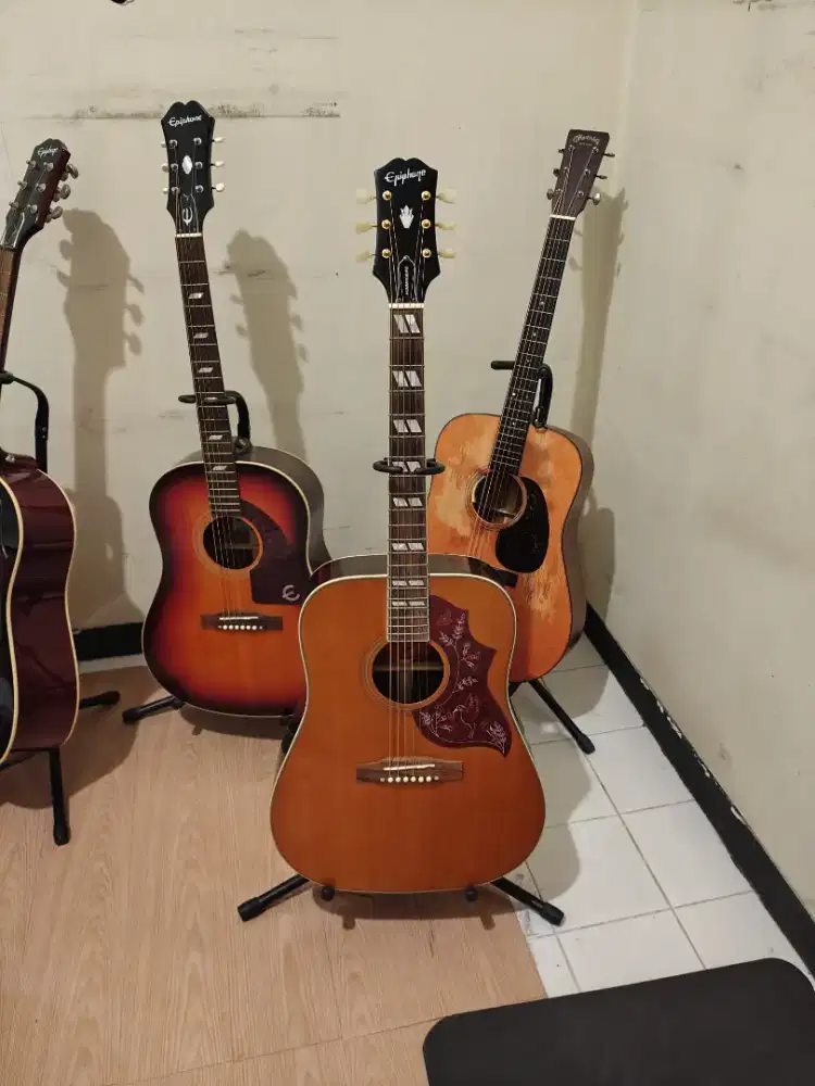 Epiphone Inspired By Gibson Hummingbird Original All Solid Wood