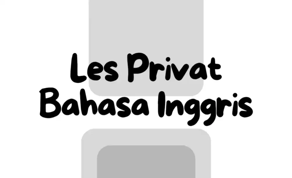 Les Privat Bahasa Inggris