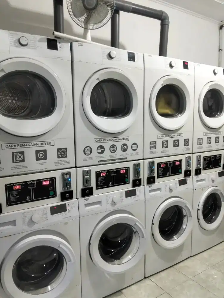 DIJUAL 4 SET MESIN CUCI & PENGERING