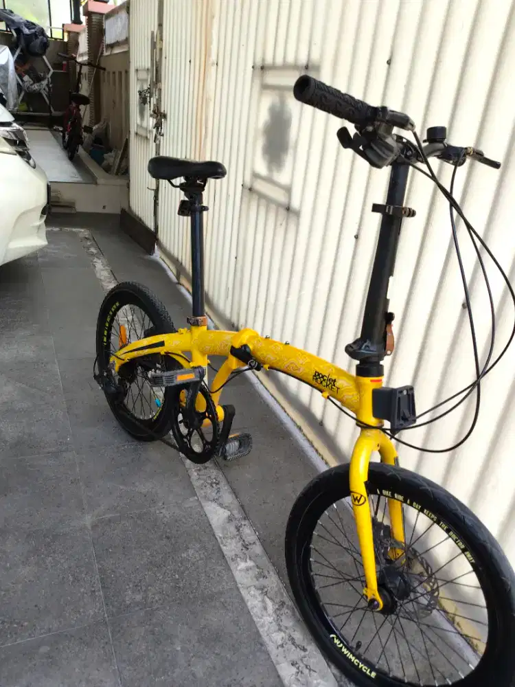 Sepeda lipat folding bike wim cycle pocket rocket 20