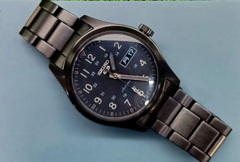 Seiko 5 Sports Field Street Black Dial Original