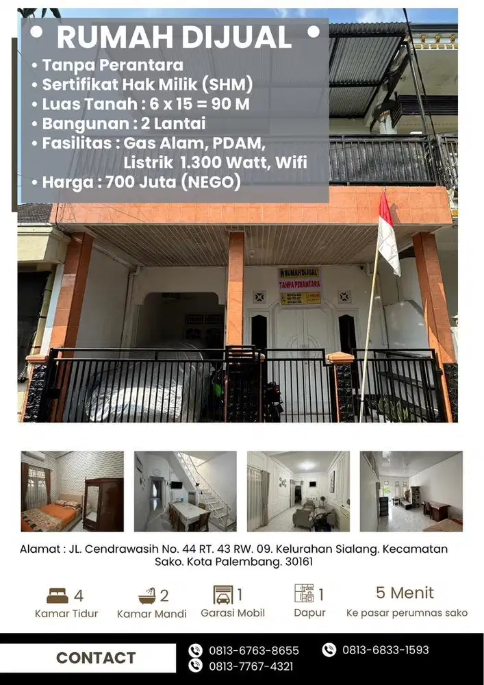 Rumah Dijual Tanpa Perantara