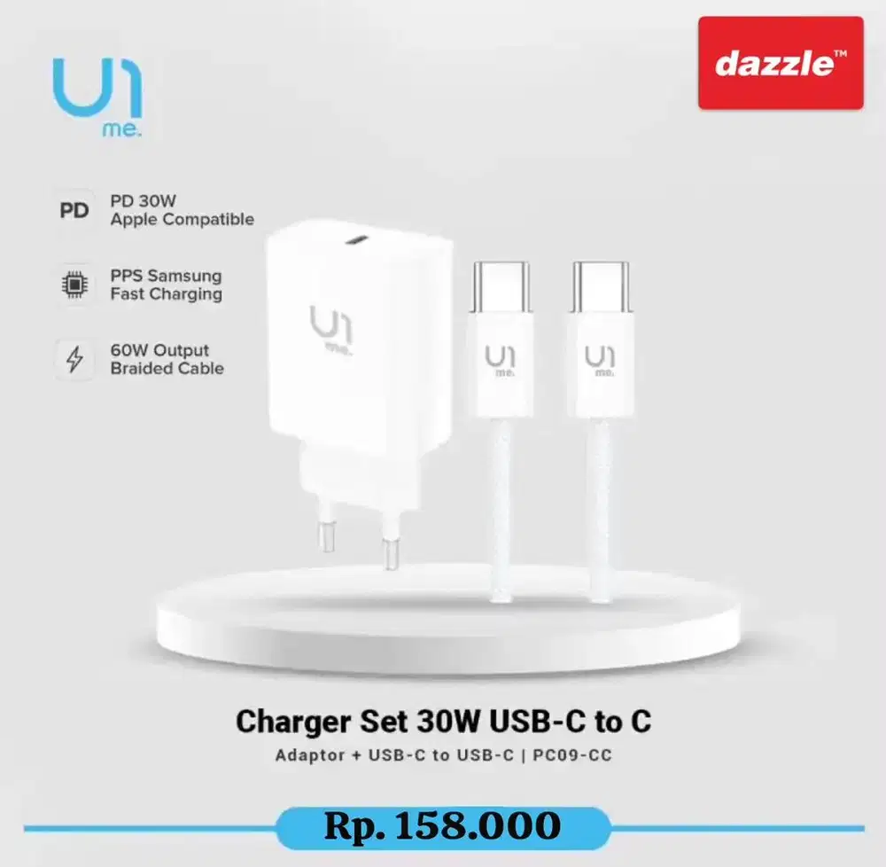 U1ME CHARGER SET 30W