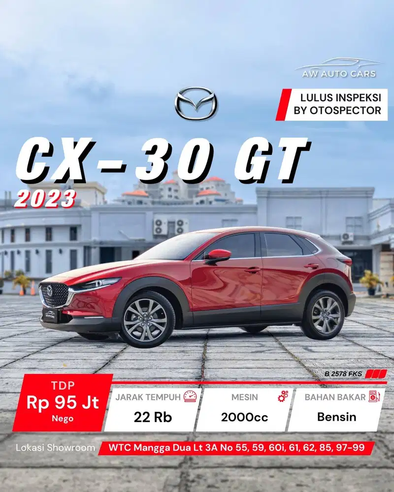 [KM 22 RB] Mazda CX-30 GT 2023 CX30 Grand Touring 2022 3 HB 2024 CX