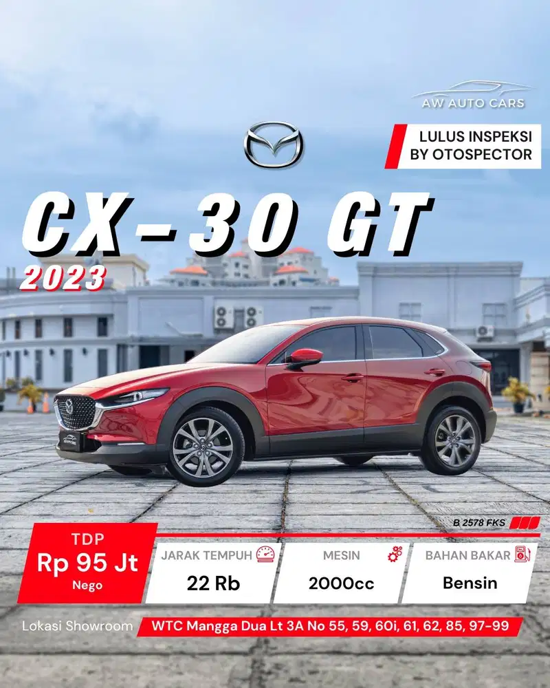 [KM 22 RB] Mazda CX-30 GT 2023 CX30 Grand Touring 2022 3 HB 2024