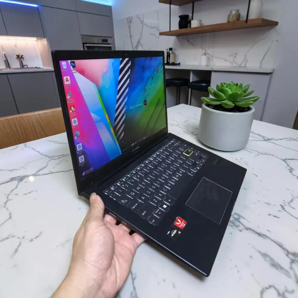 Asus Vivobook X421 Ryzen 5 Ram 8/512gb Ssd Siap Pakai COD Apps Lengkap