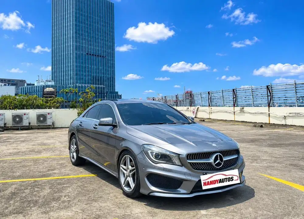 Mercedes Benz CLA200 AMG 2014 Automatic Abu-abu Metalik