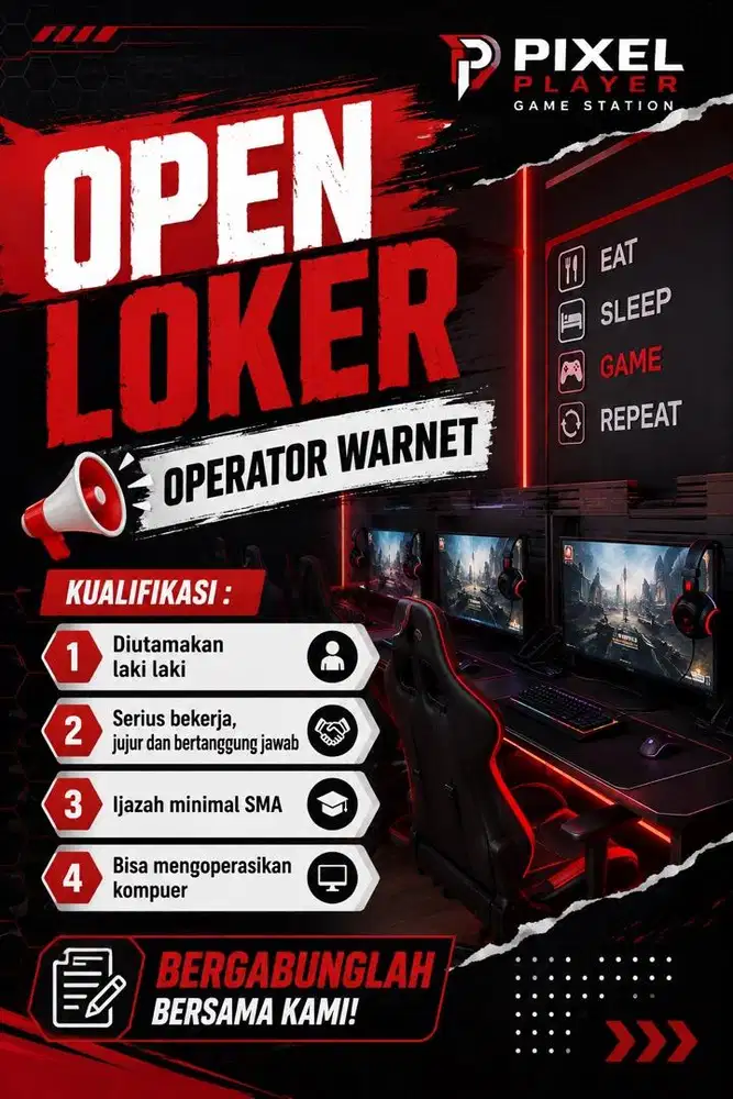 Lowongan Operator Warnet