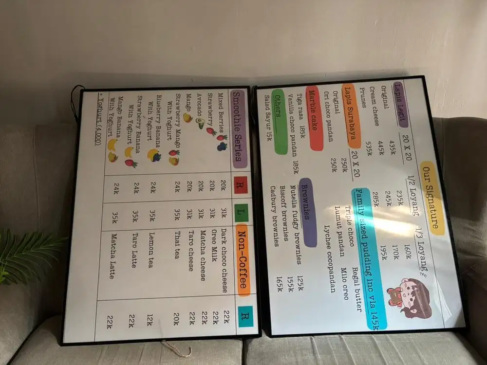 Slim light box A1 LED Frame