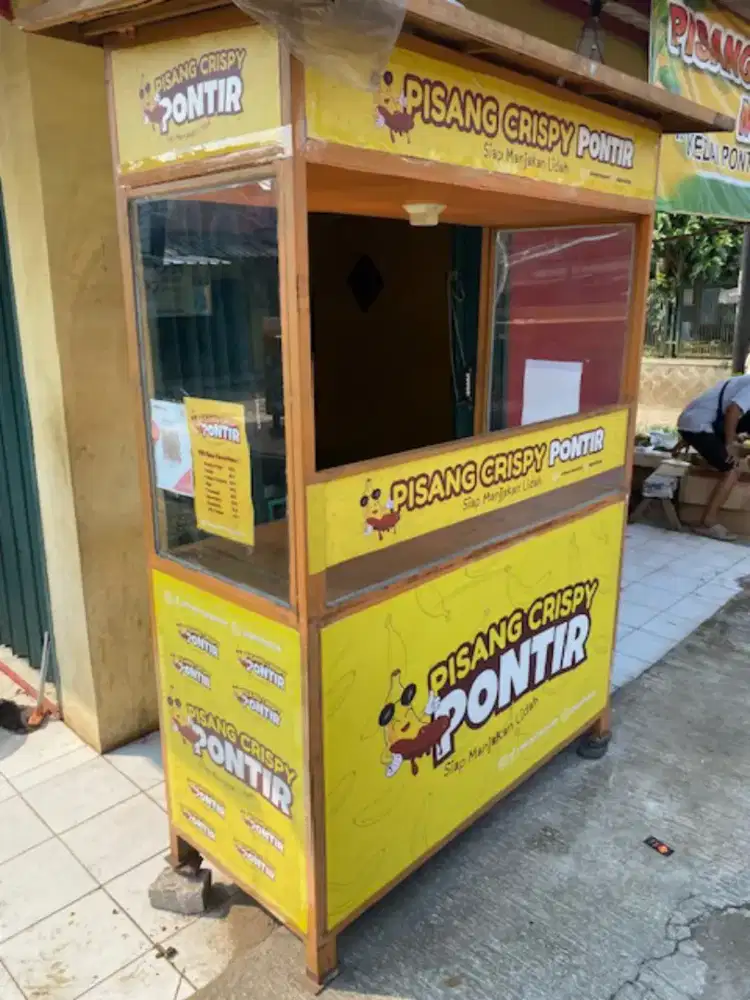 Gerobak jualan (Rangka Besi)