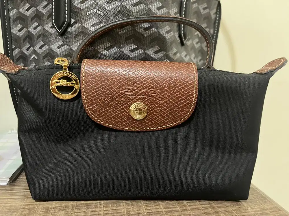 Tas Longchamp Le Pliage Pouch Classic Black