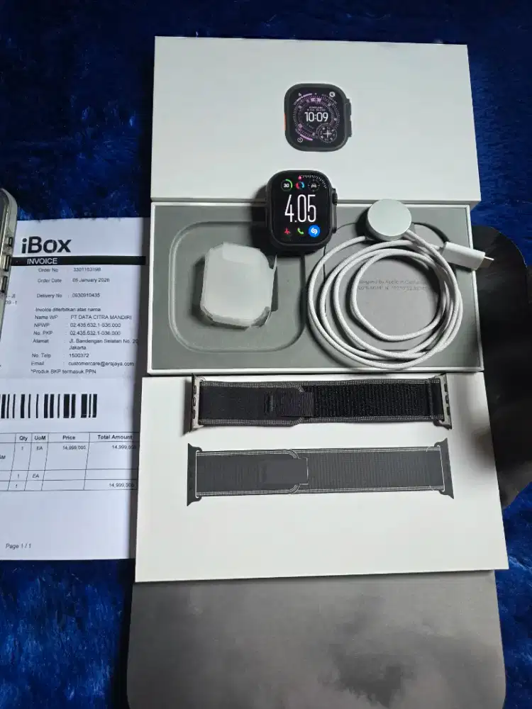 Apple Watch iWatch Ultra 3 iBox BH 100 Black Titanium 49mm Fullset