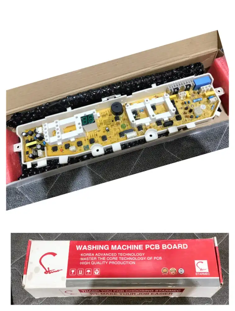 Display PCB mesin cuci Samsung diamond