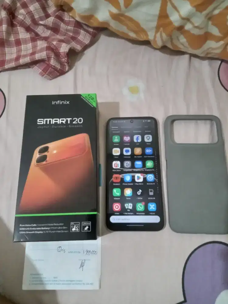 Infinix smart 20 ram 4/128 like new fullset