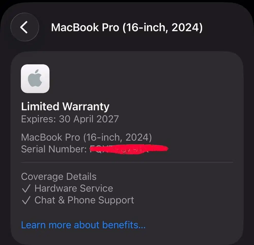 Macbook pro m4 24/512 GB